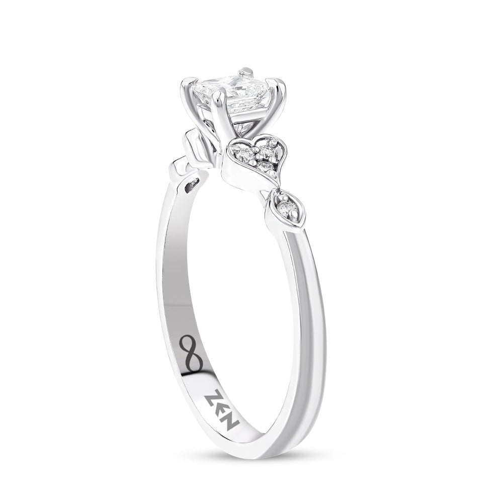 Modern Diamond Engagment Ring