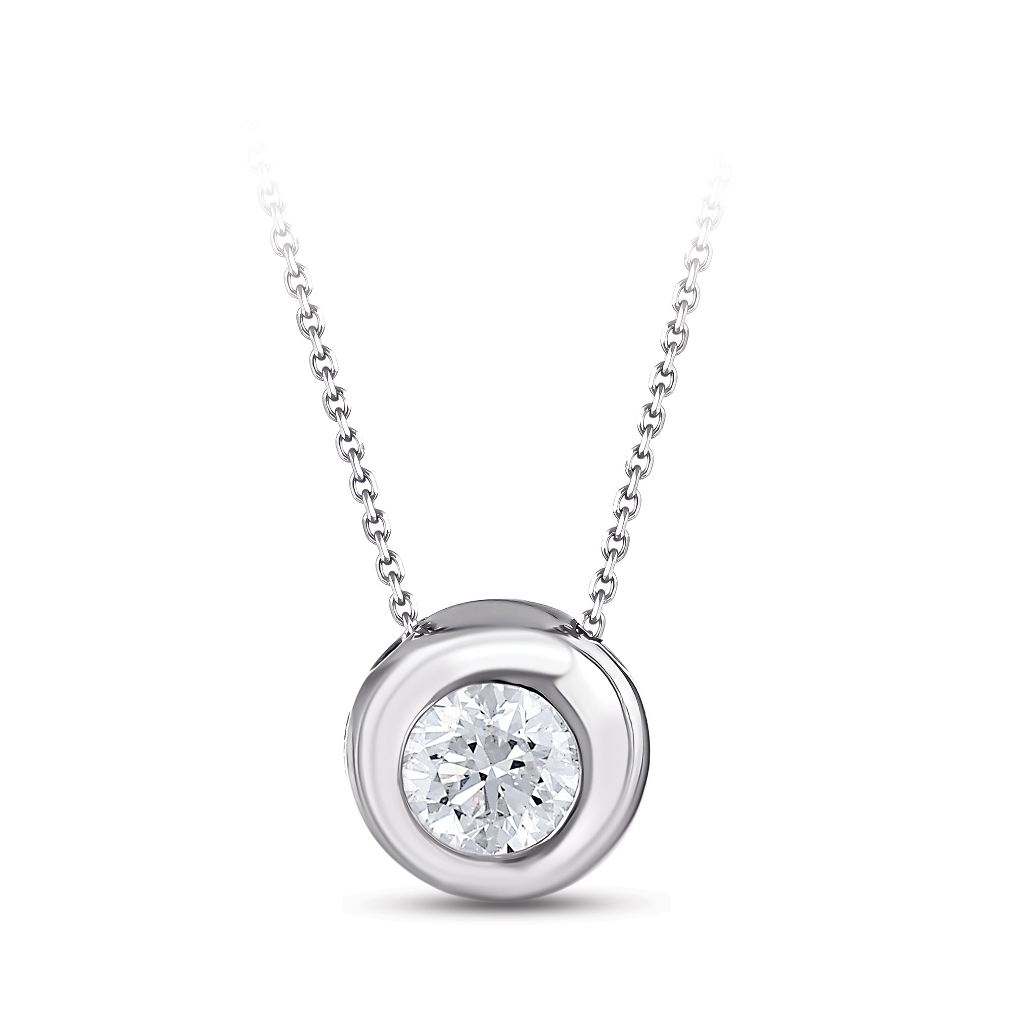 Diamond Solitaire Necklace
