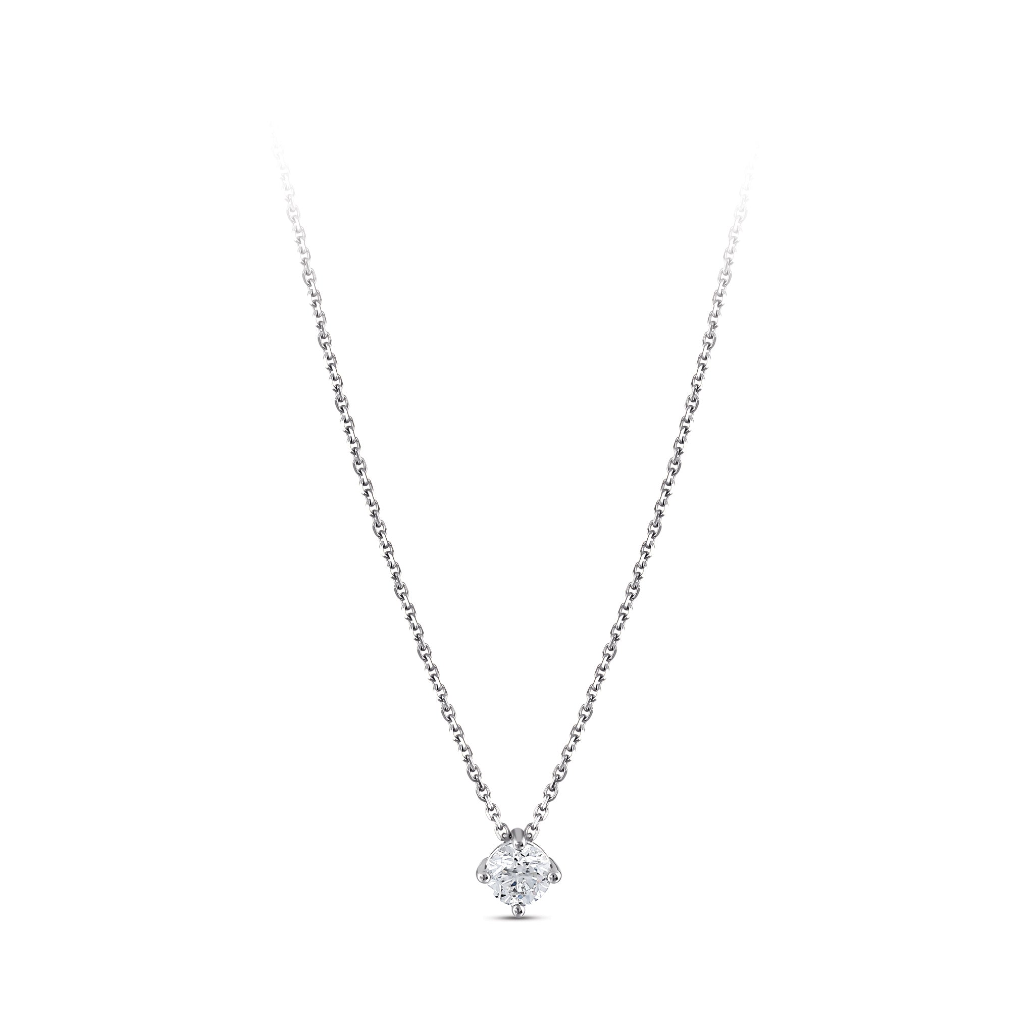 Diamond Solitaire Necklace