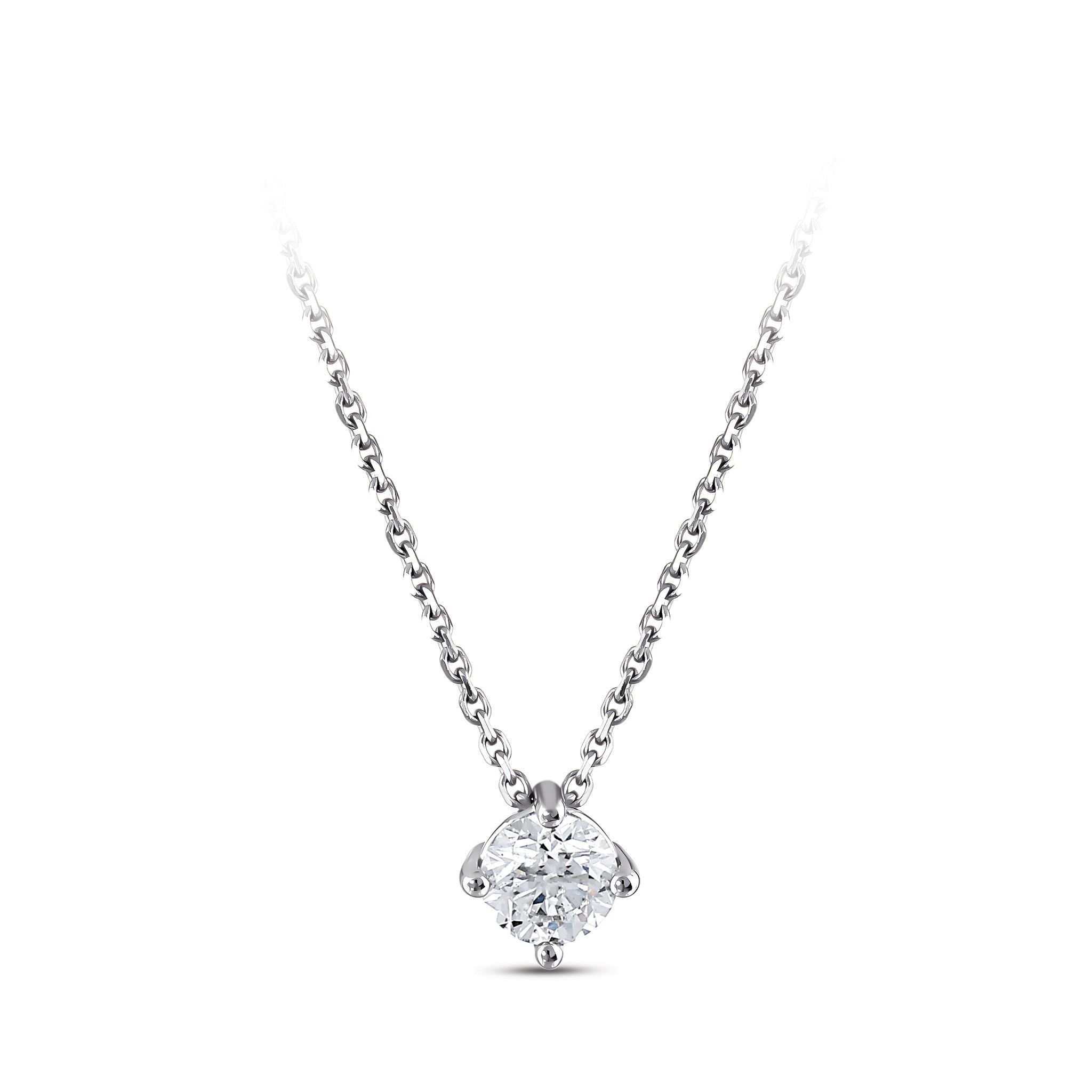 Diamond Solitaire Necklace