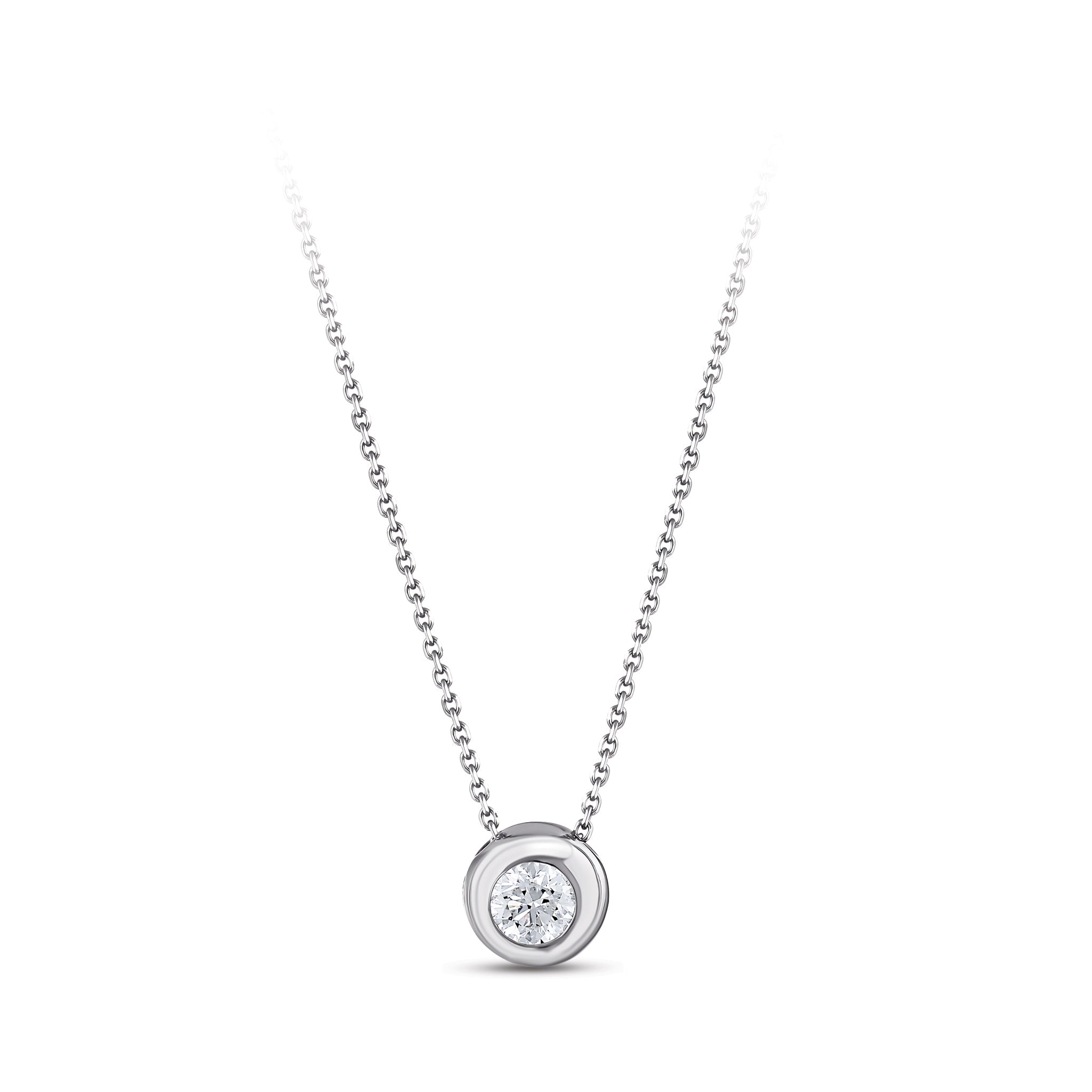 Diamond Solitaire Necklace