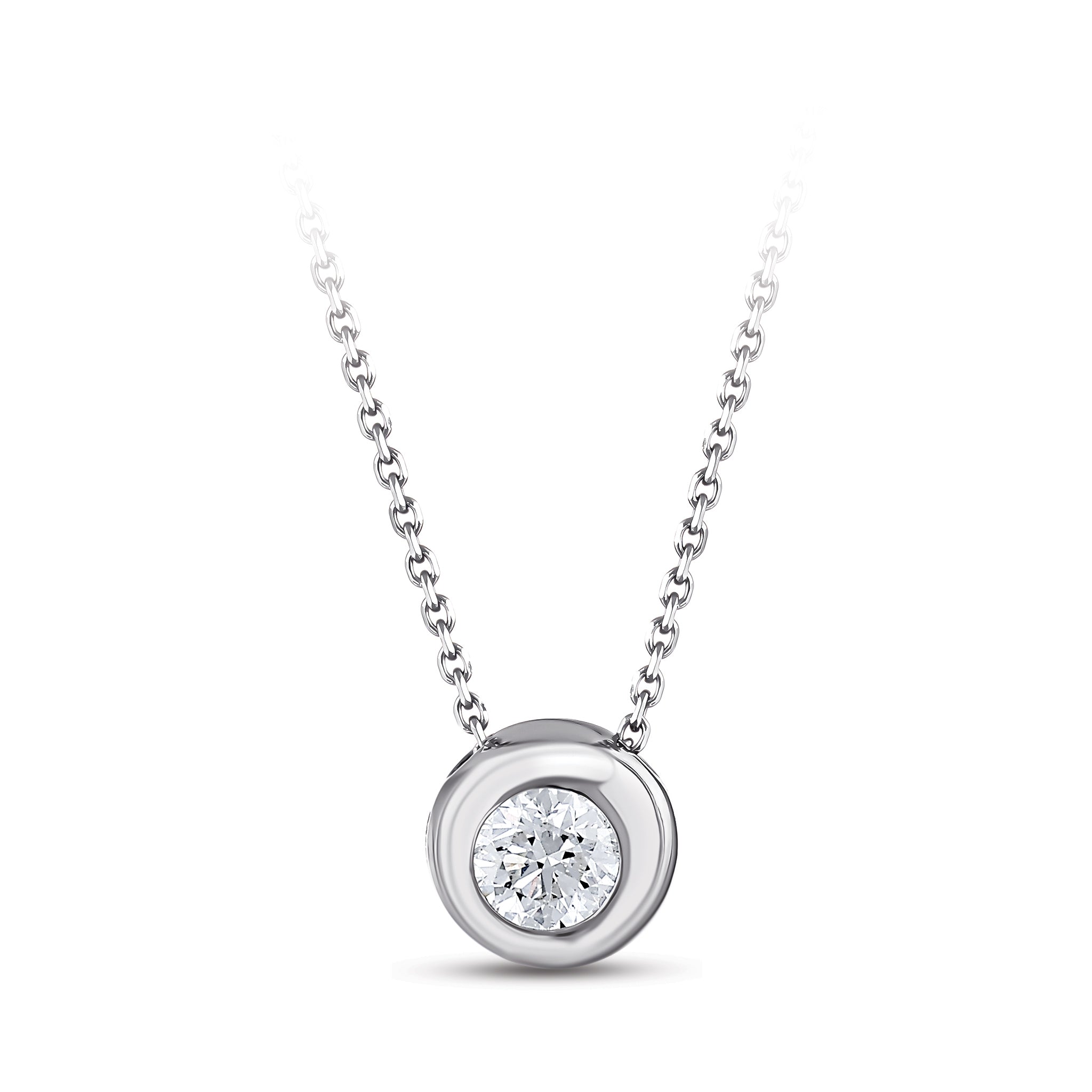 Diamond Solitaire Necklace