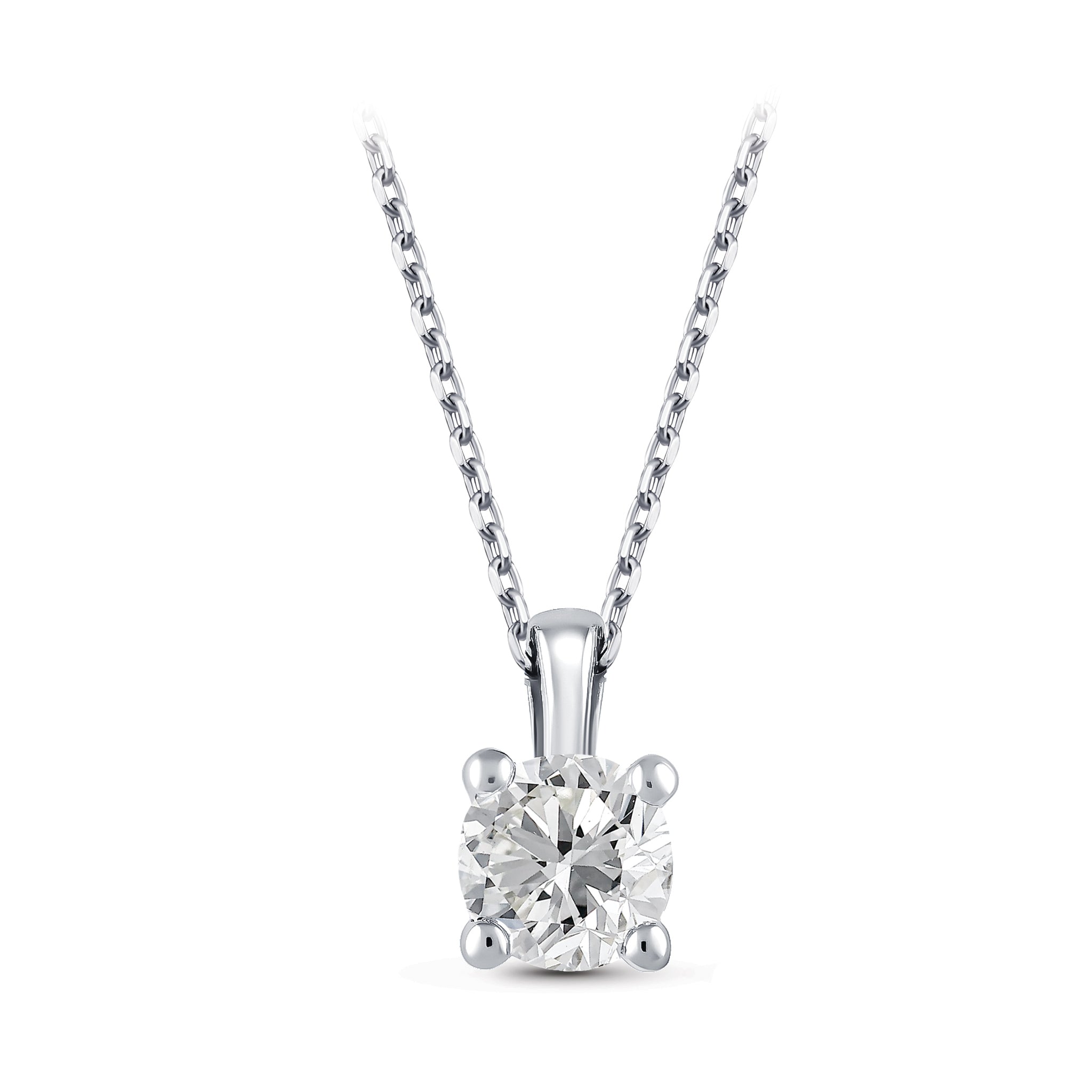 Diamond Solitaire Necklace