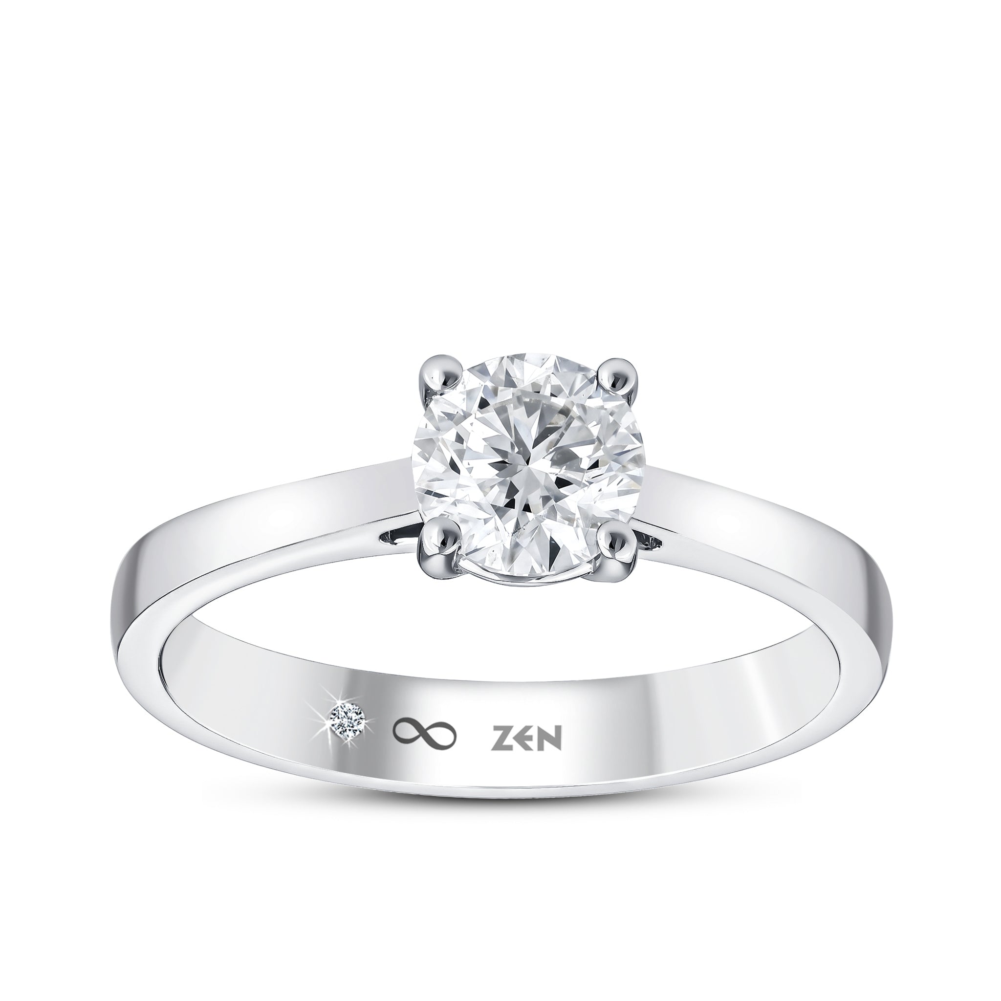 Diamond Solitaire Engagement Ring