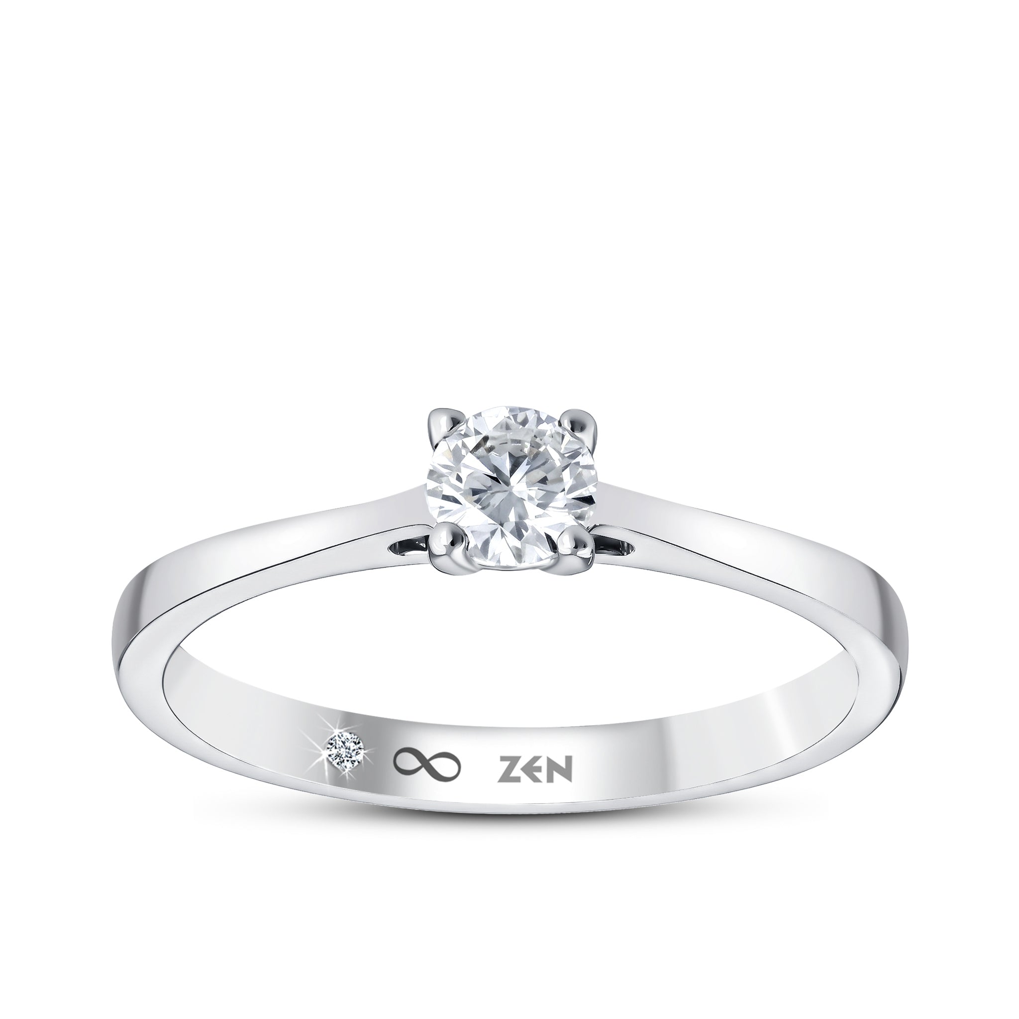 Diamond Solitaire Engagement Ring