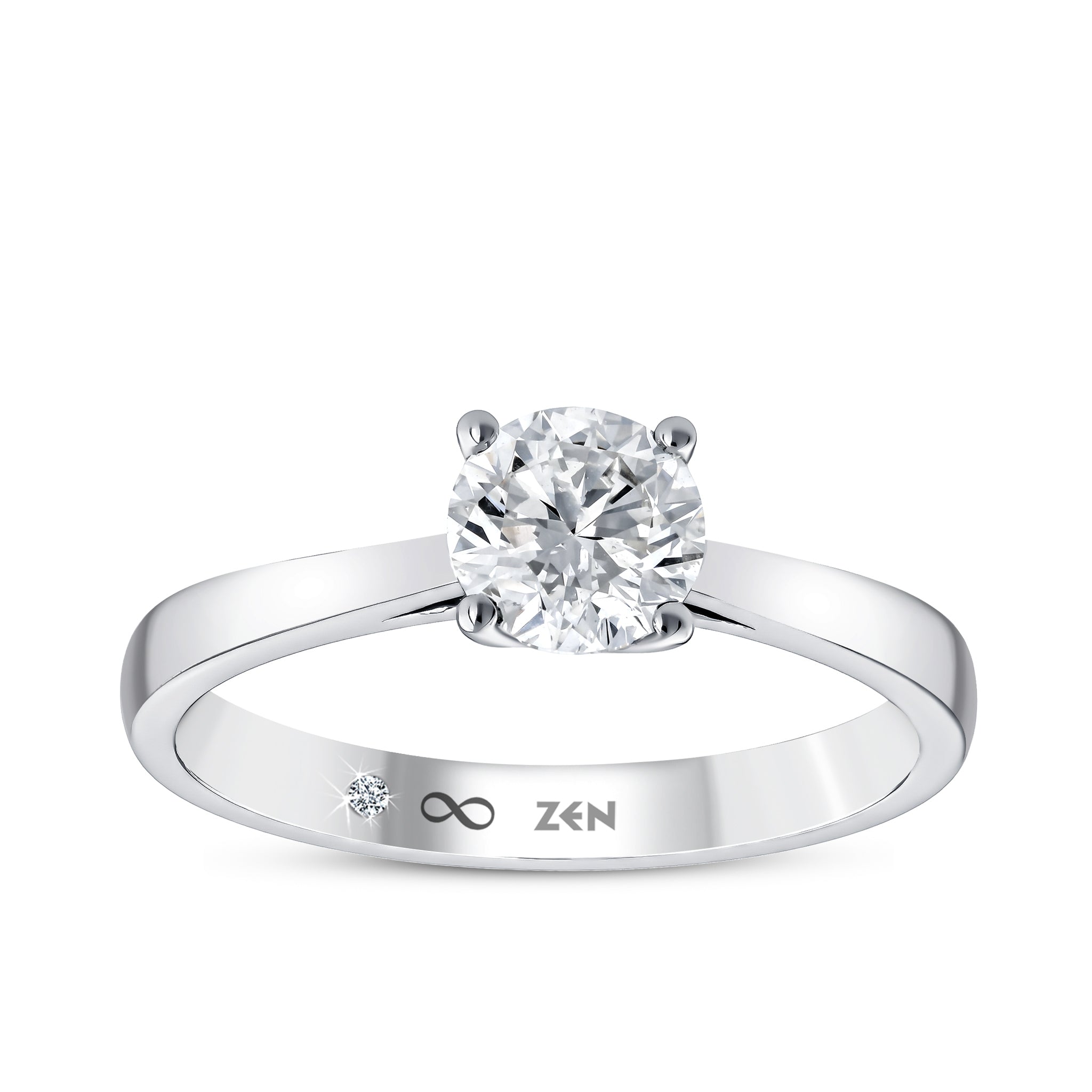 Diamond Solitaire Engagement Ring