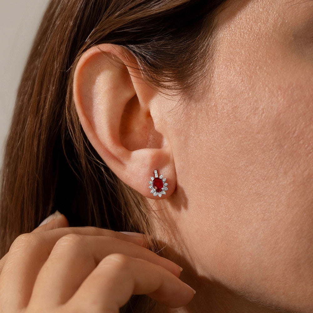 Ruby Earrings
