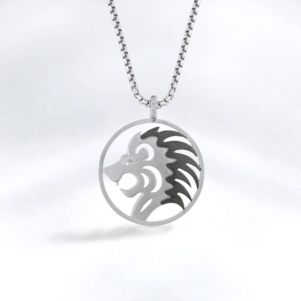 Silver Leo Necklace