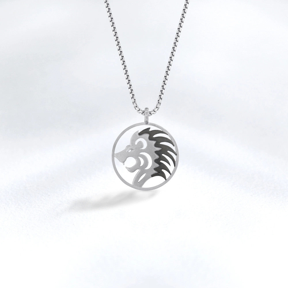 Silver Leo Necklace