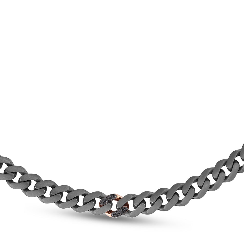 Silver and Gold Diamond Necklace