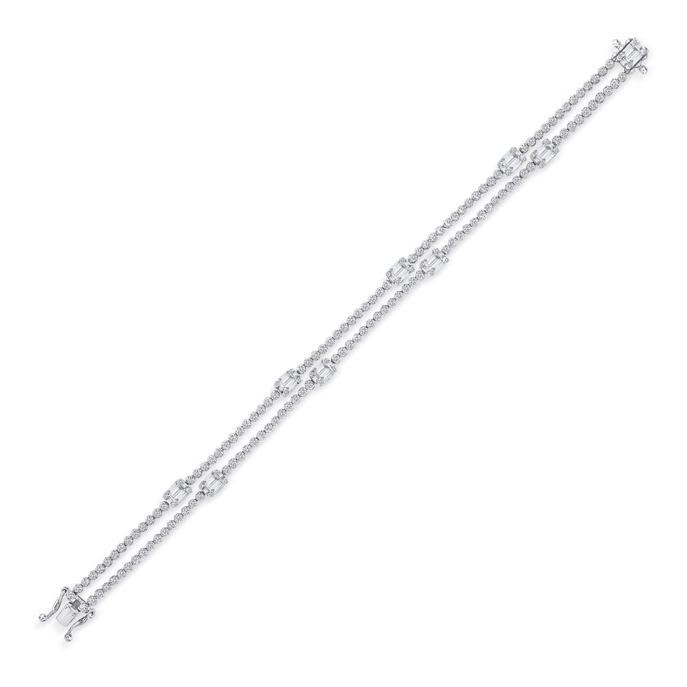 Baguette Diamond Bracelet
