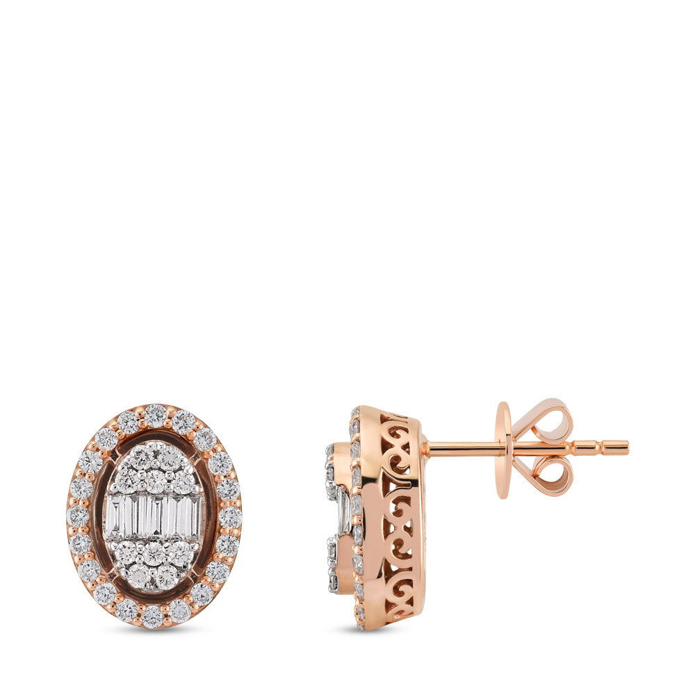 Baguette Diamond Earrings
