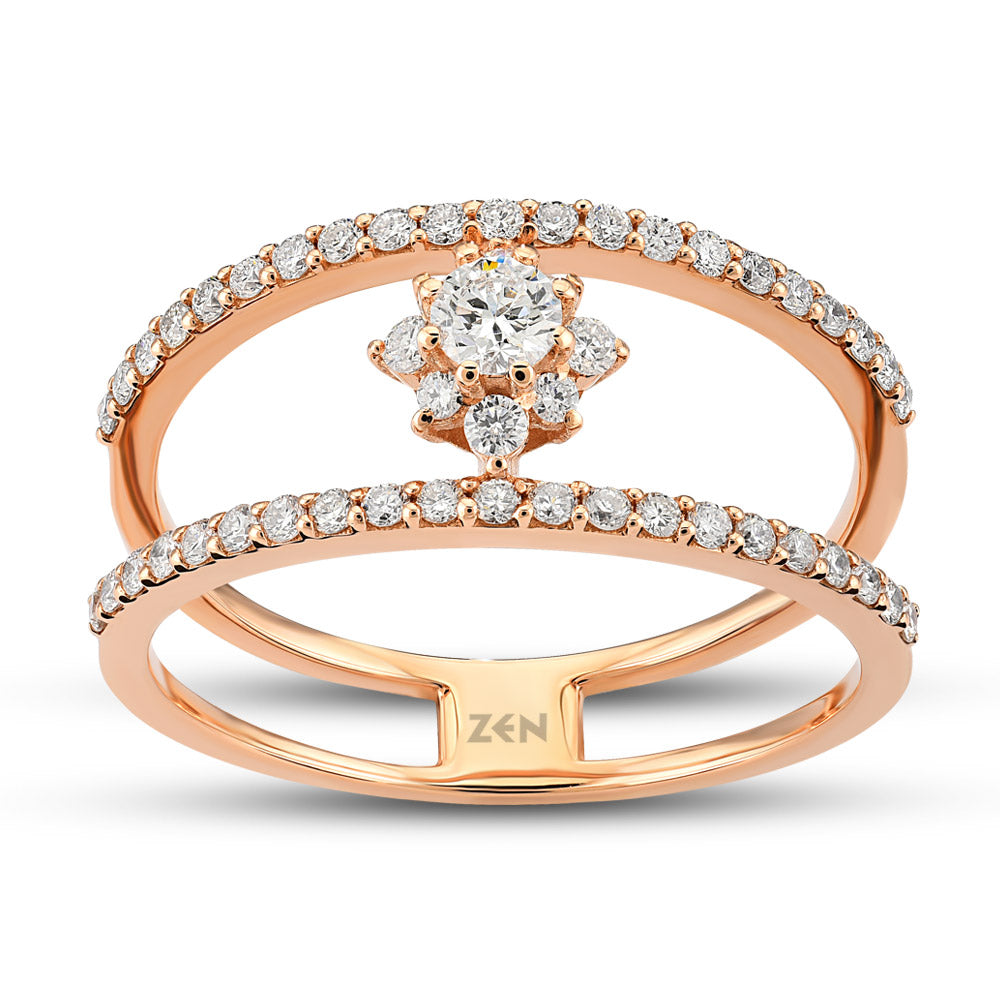 Duet Diamond Ring