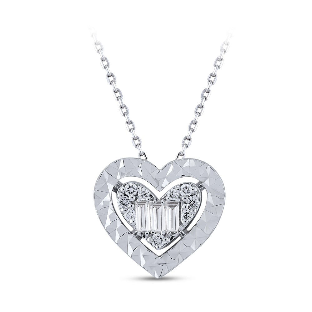 Baguette Diamond Necklace