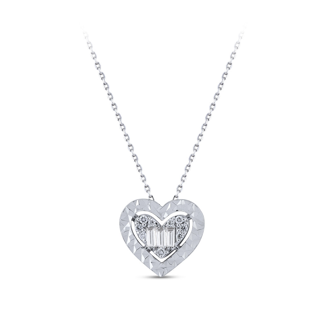 Baguette Diamond Necklace
