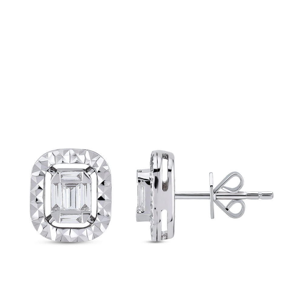Baguette Diamond Earrings
