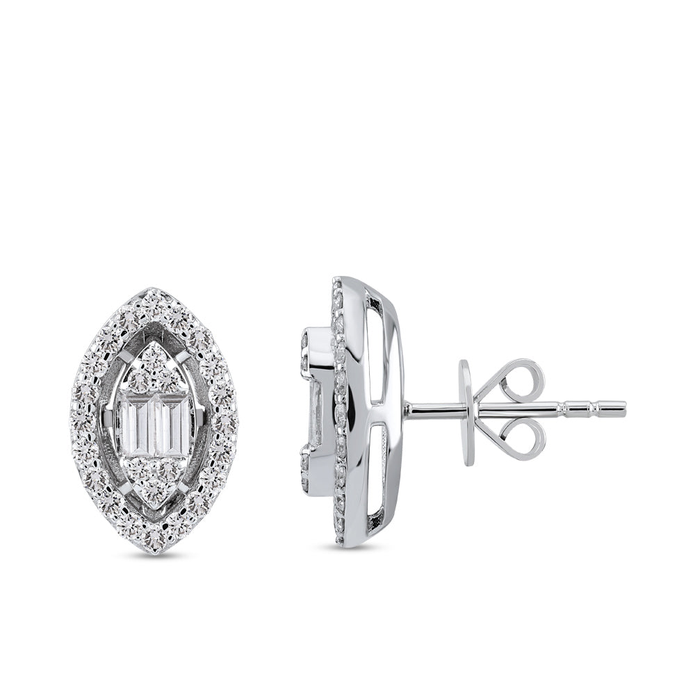 Baguette Diamond Earrings