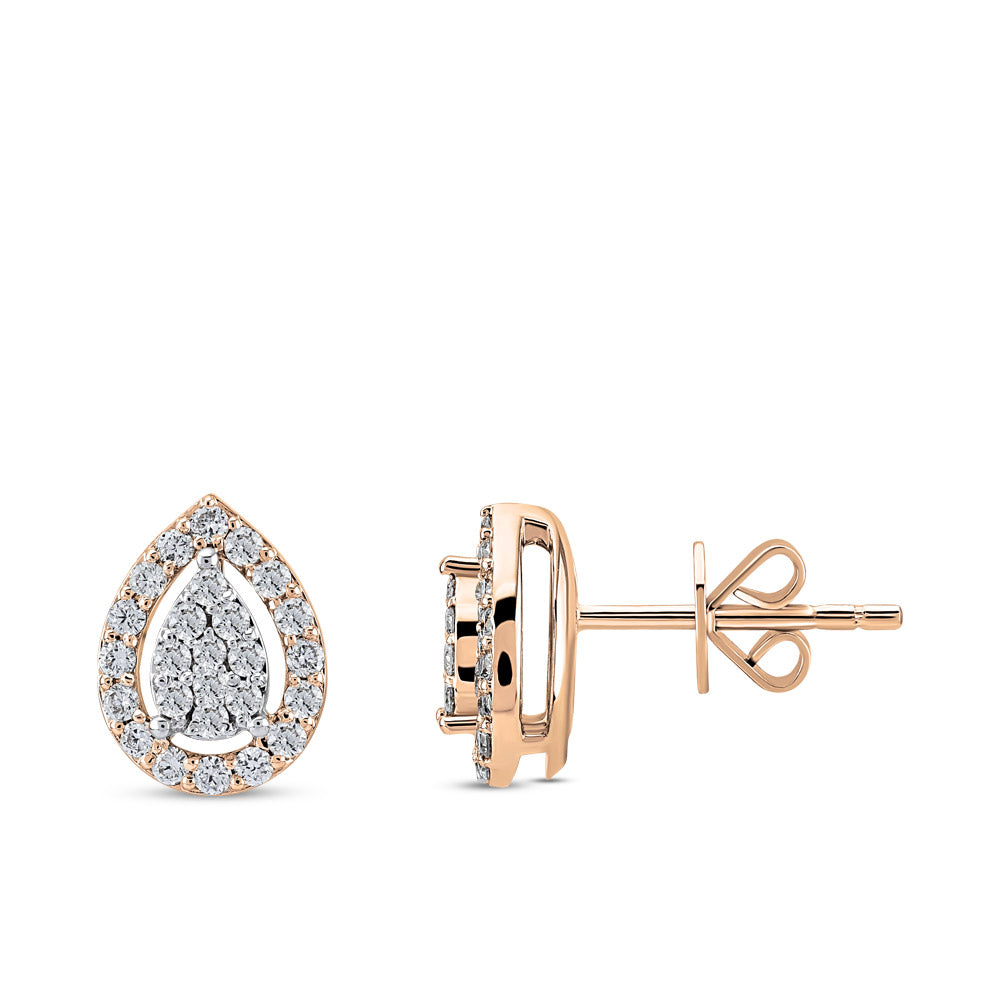 Design Diamond Stud Earrings