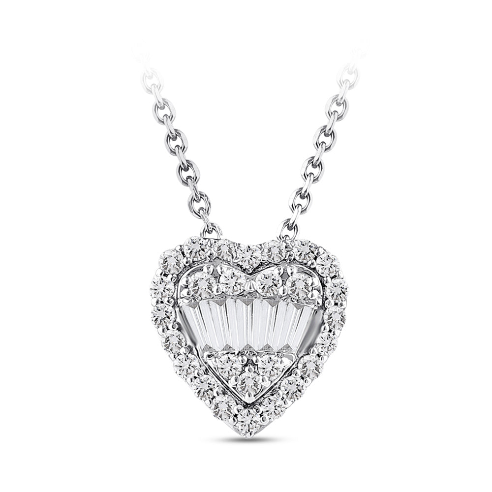 Heart Diamond Necklace