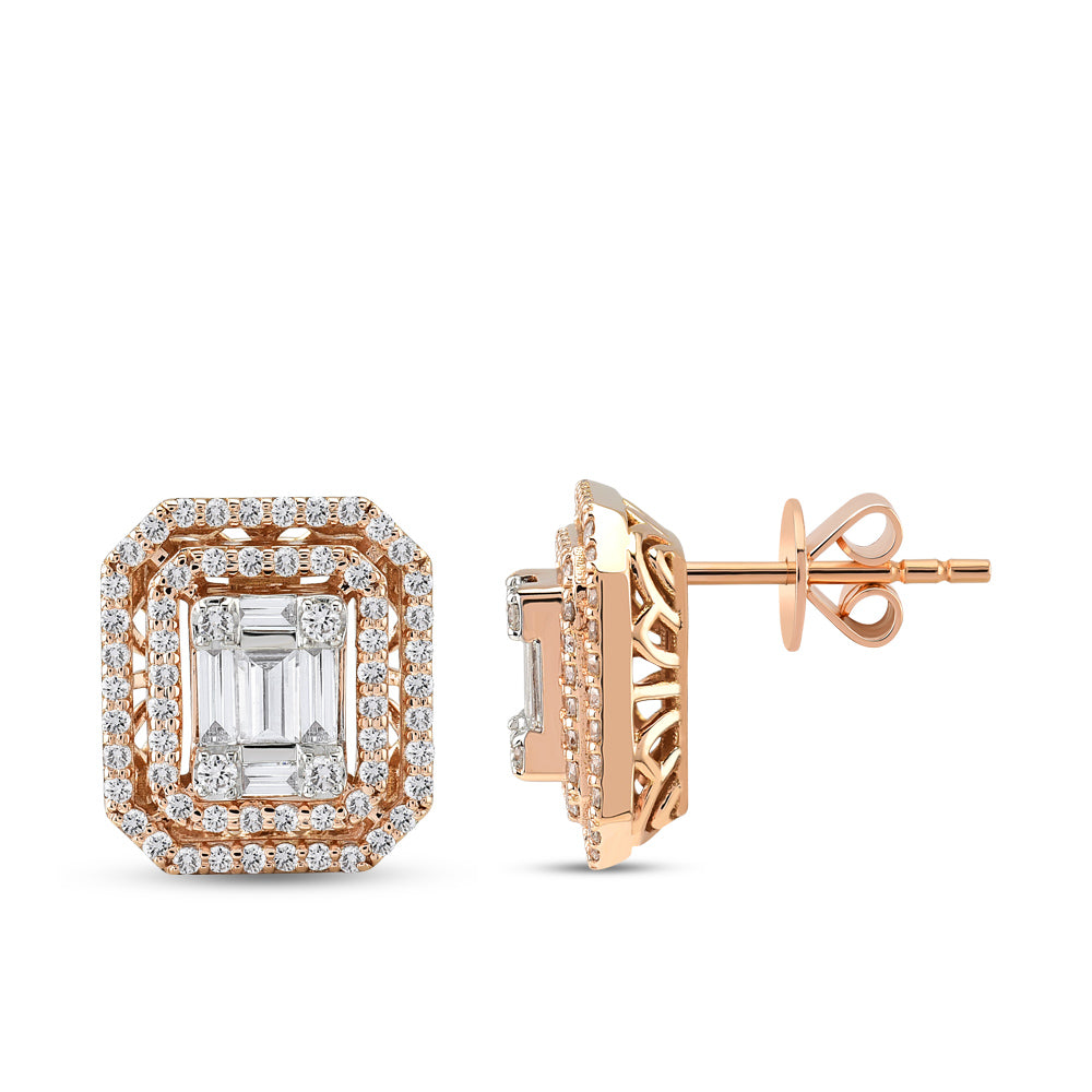 Baguette Diamond Earrings