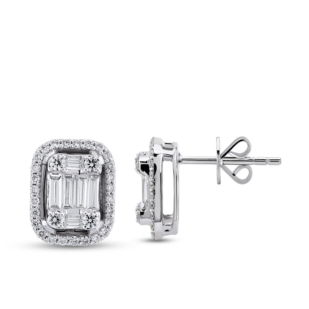 Baguette Diamond Earrings