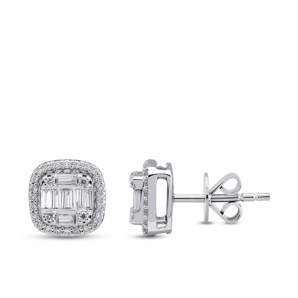 Baguette Diamond Earrings