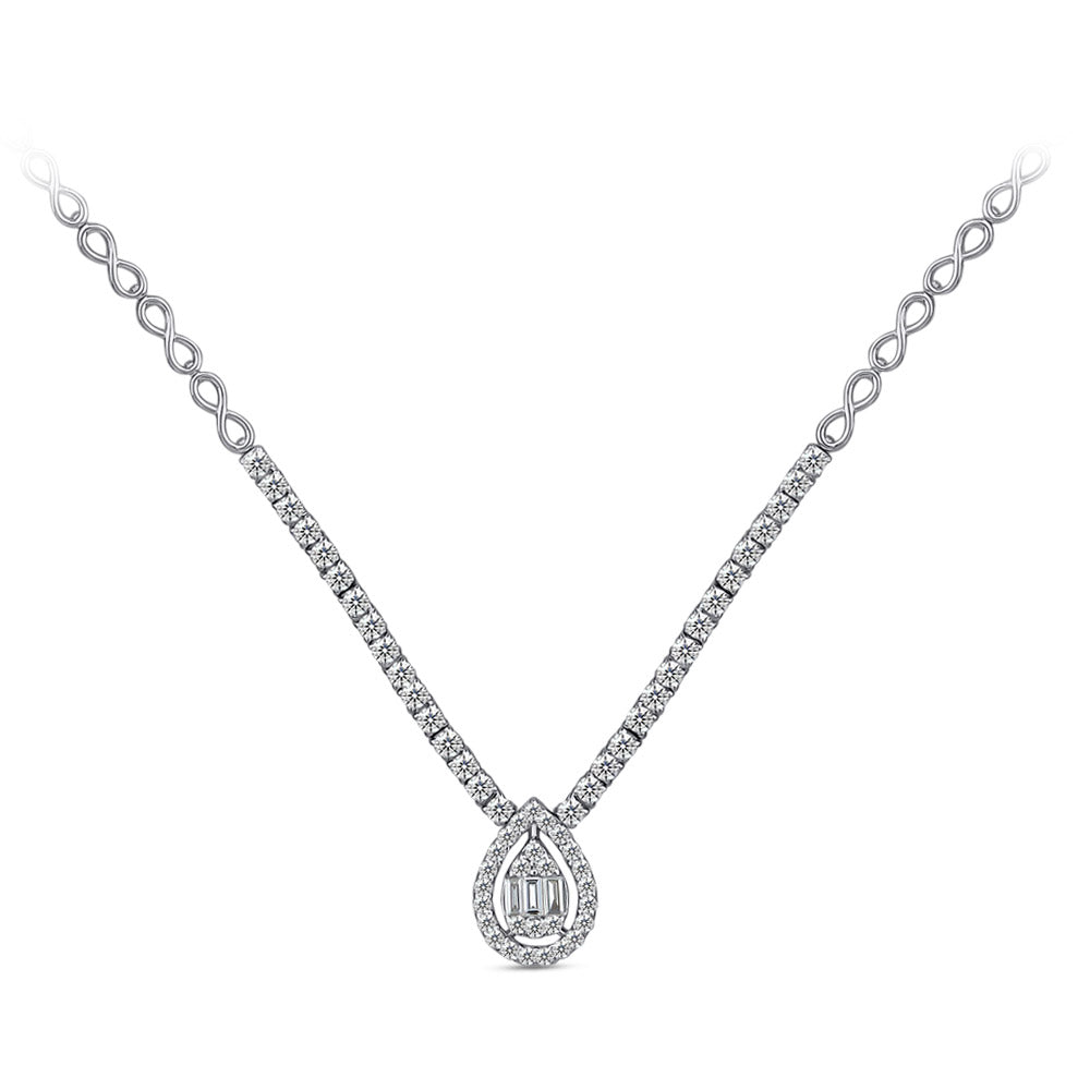Baguette Diamond Collier