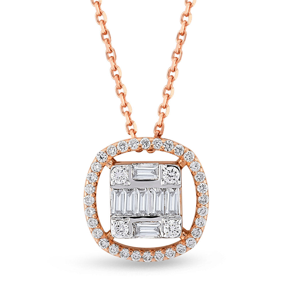 Baguette Diamond Necklace