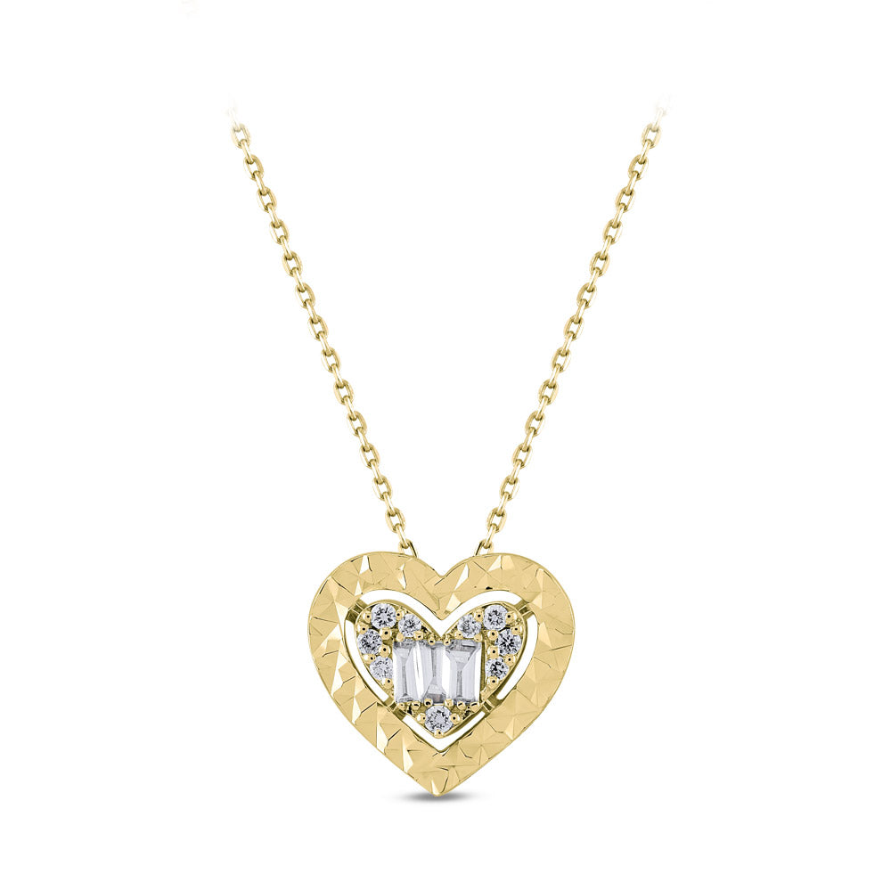 Heart Diamond Necklace