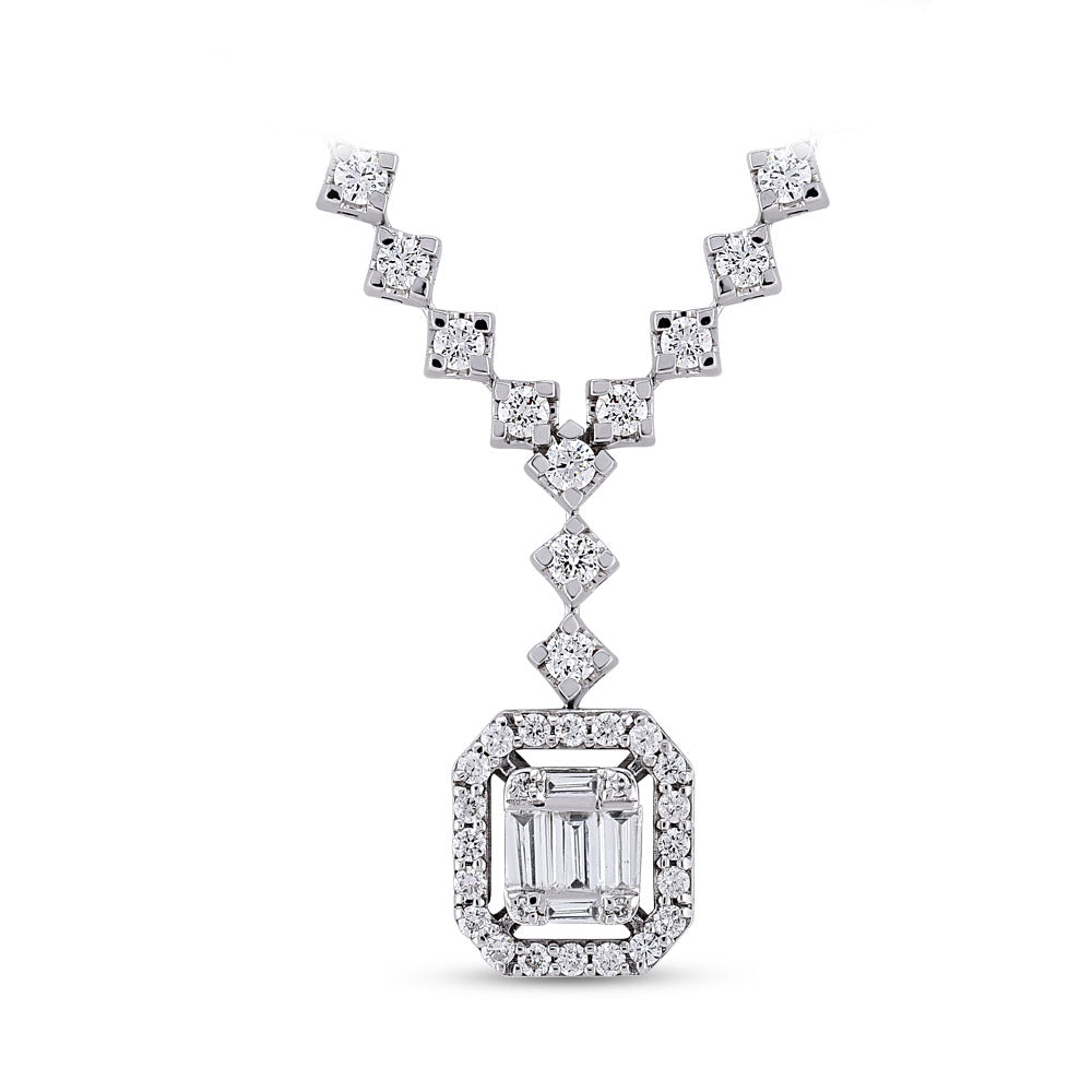 Baguette Diamond Collier