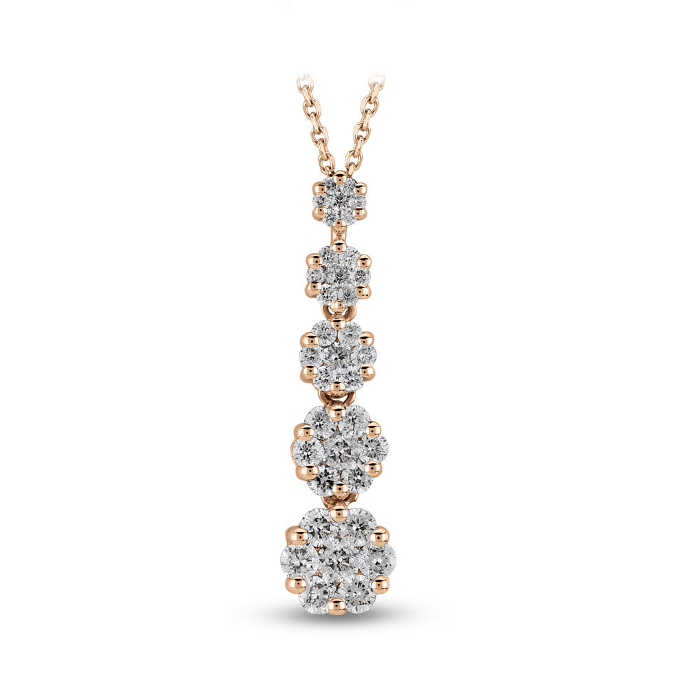 Halo Diamond Necklace