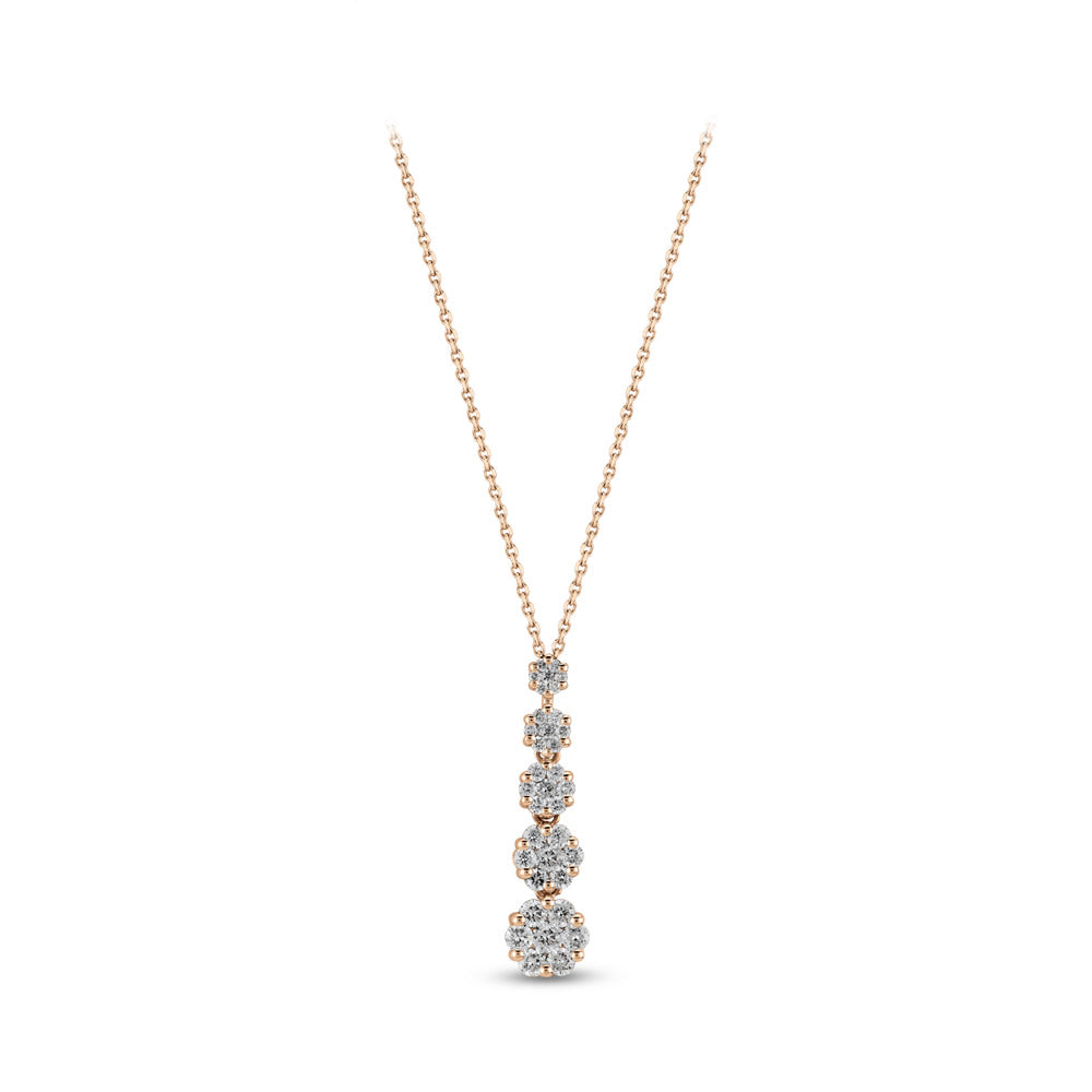 Halo Diamond Necklace
