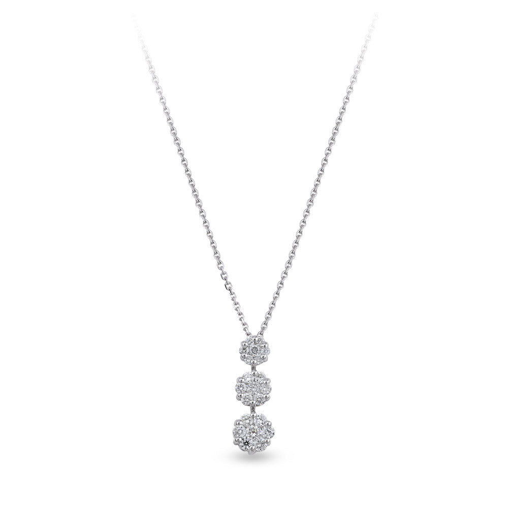 Halo Diamond Necklace