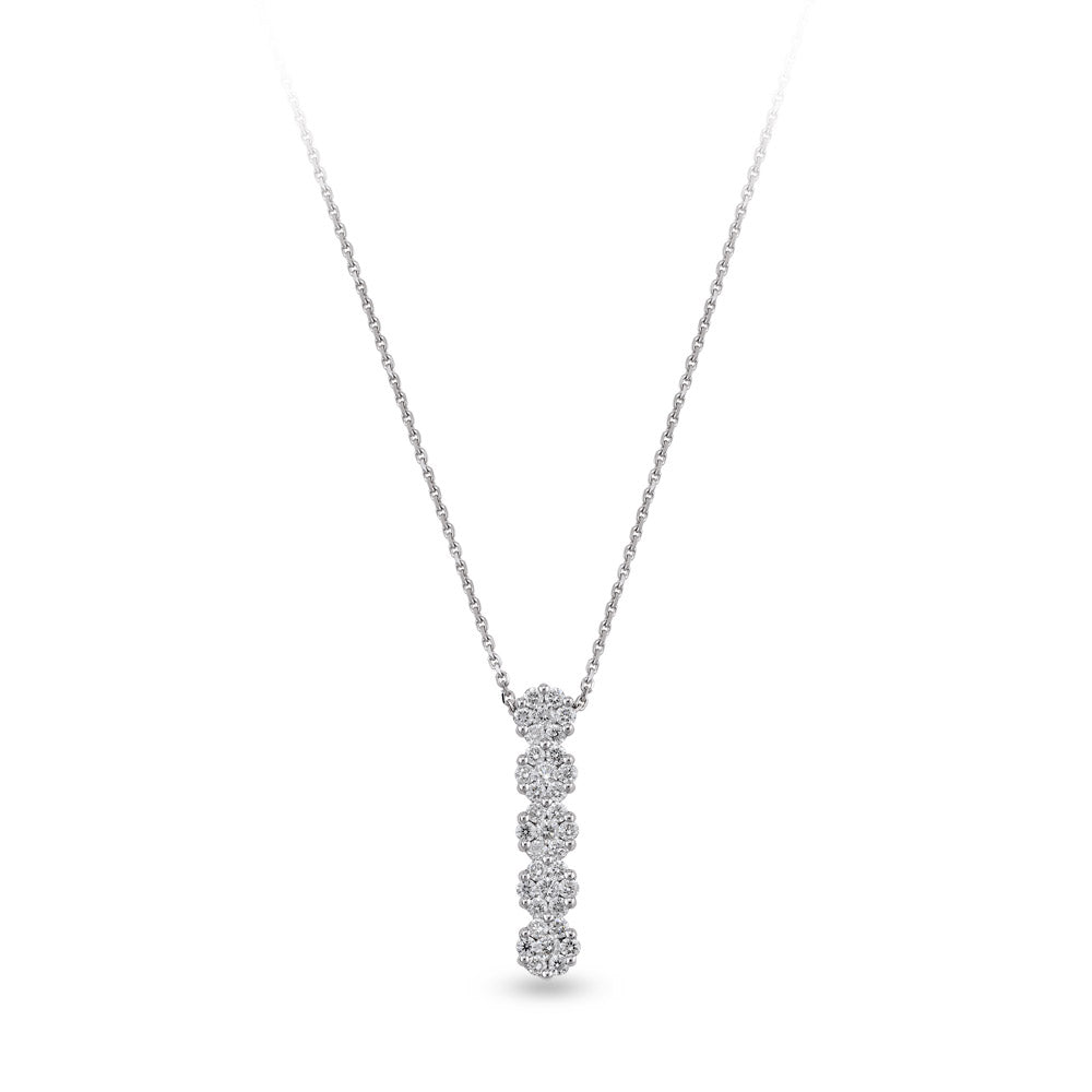 Halo Diamond Necklace