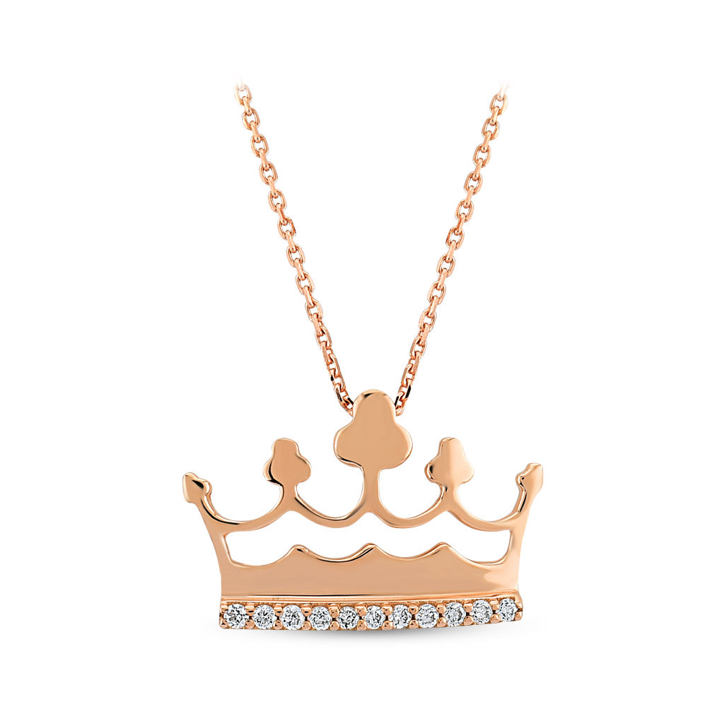 Crown Diamond Necklace