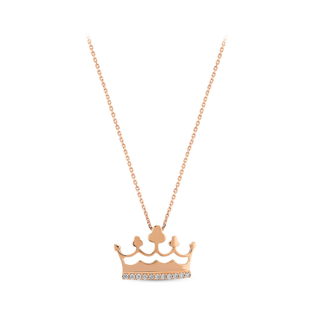 Crown Diamond Necklace