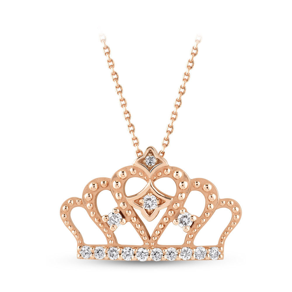 Crown Diamond Necklace