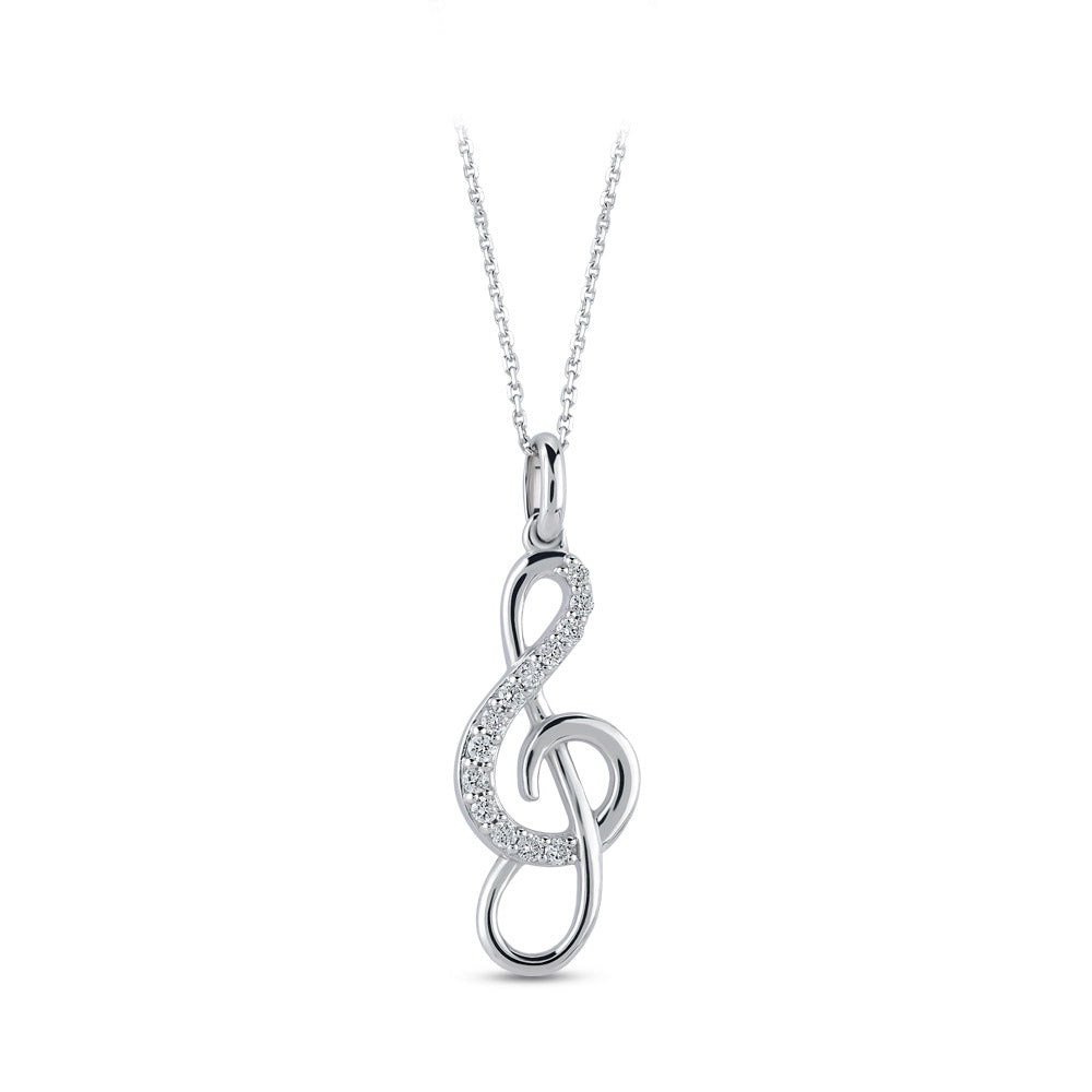 G Clef Pendant with Chain