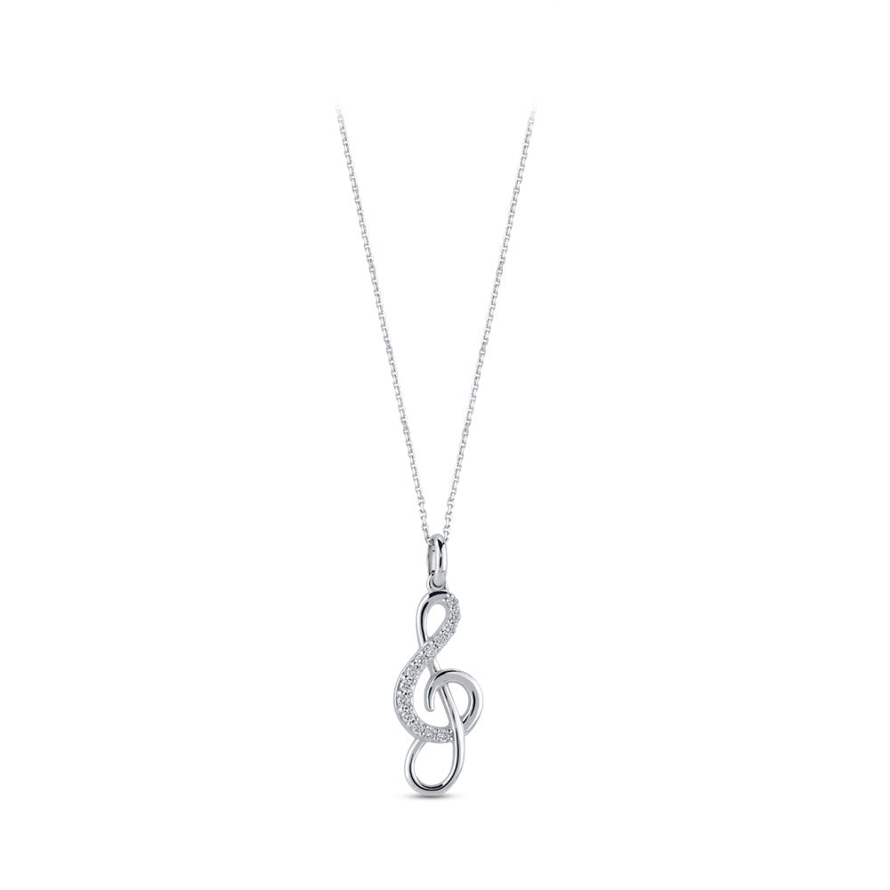 G Clef Pendant with Chain