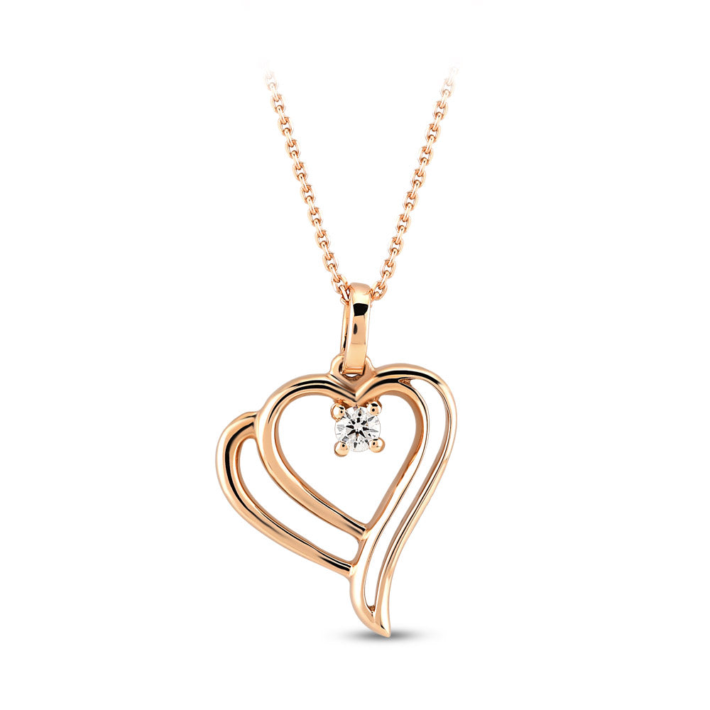 Heart Diamond Necklace