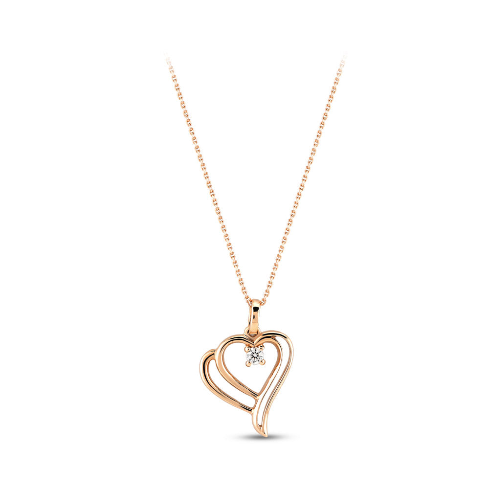 Heart Diamond Necklace