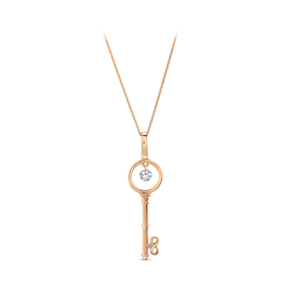 Key Diamond Necklace