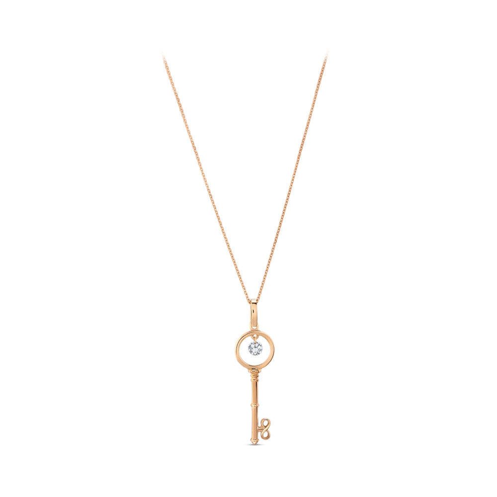 Key Diamond Necklace