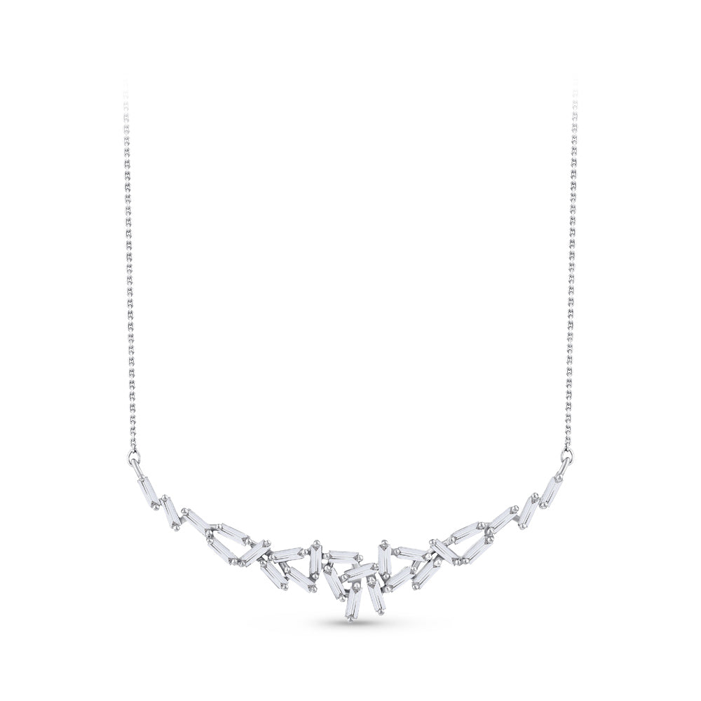 Baguette Diamond Necklace