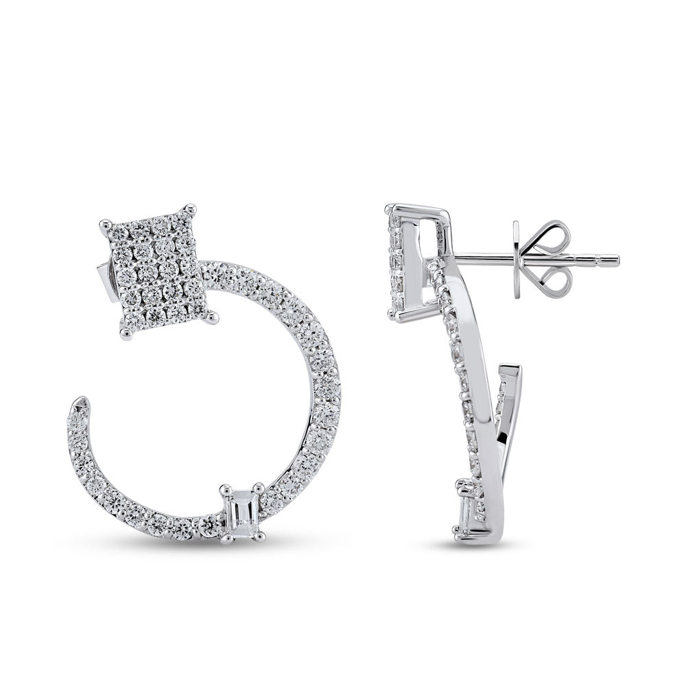 Baguette Diamond Earrings