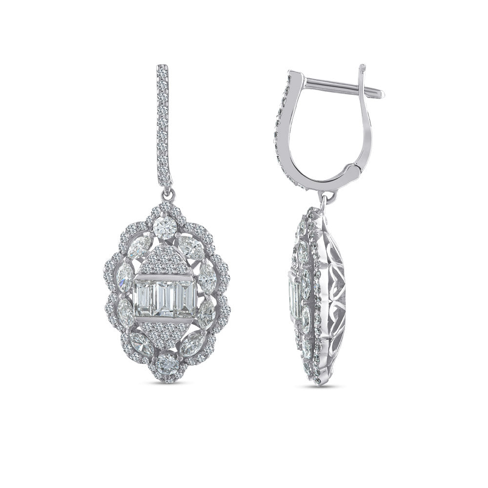 Design Diamond Earrings