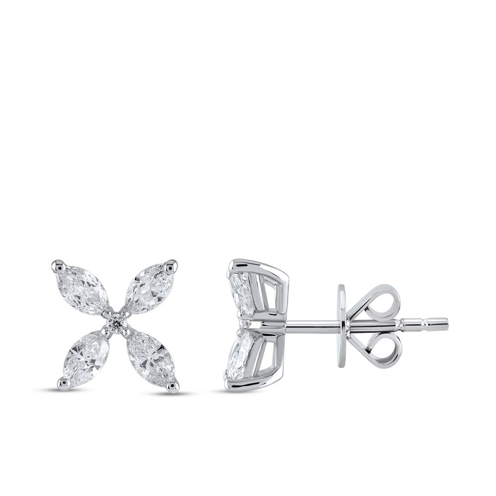 Design Diamond Stud Earrings