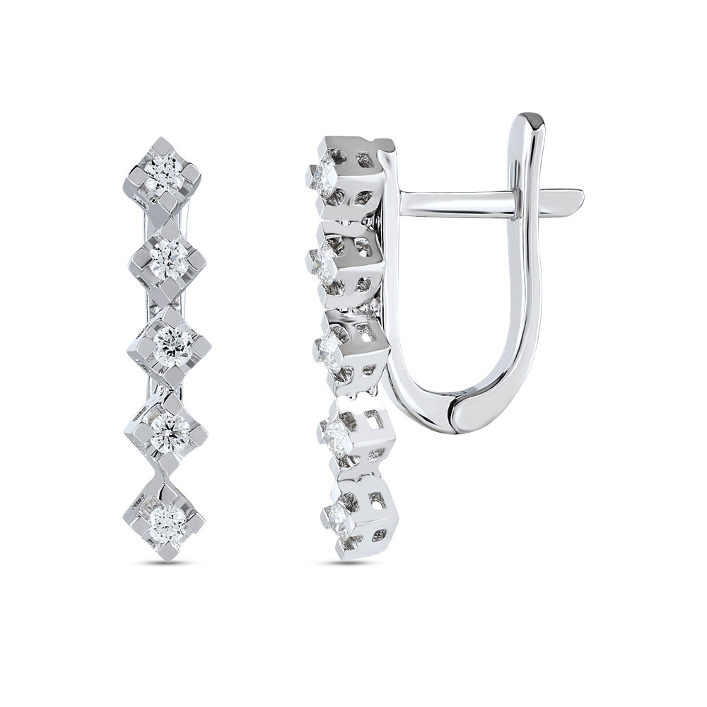 Design Diamond Earrings