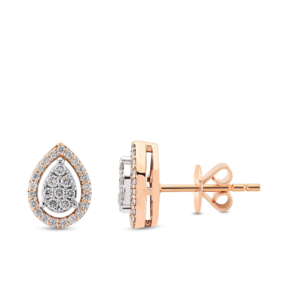 Design Diamond Stud Earrings