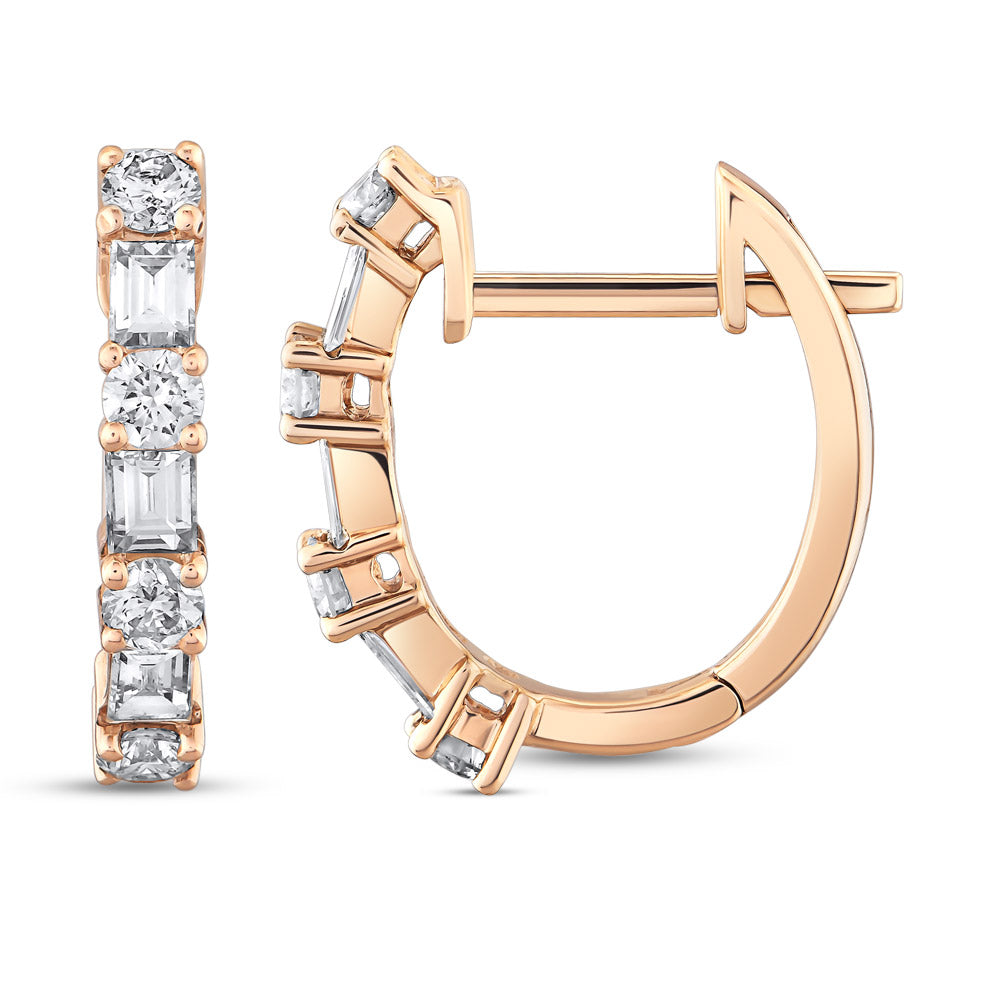 Baguette Diamond Earrings